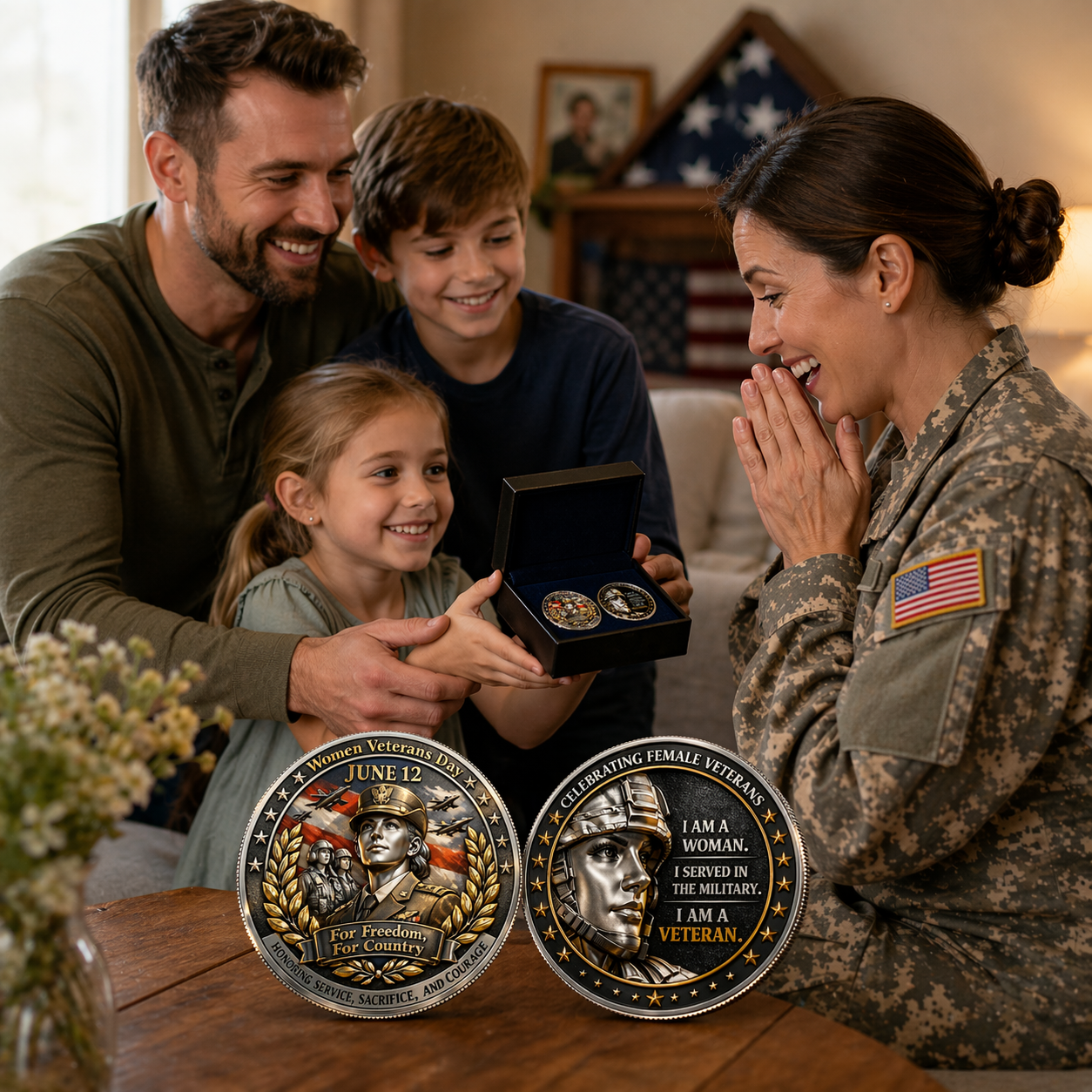 NavoraCo™ WOMEN VETERANS DAY COMMEMORATIVE COIN