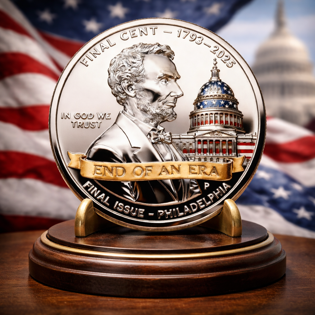 NavoraCo™ THE FINAL CENT COIN  · END OF AN ERA ( 1793–2025 )
