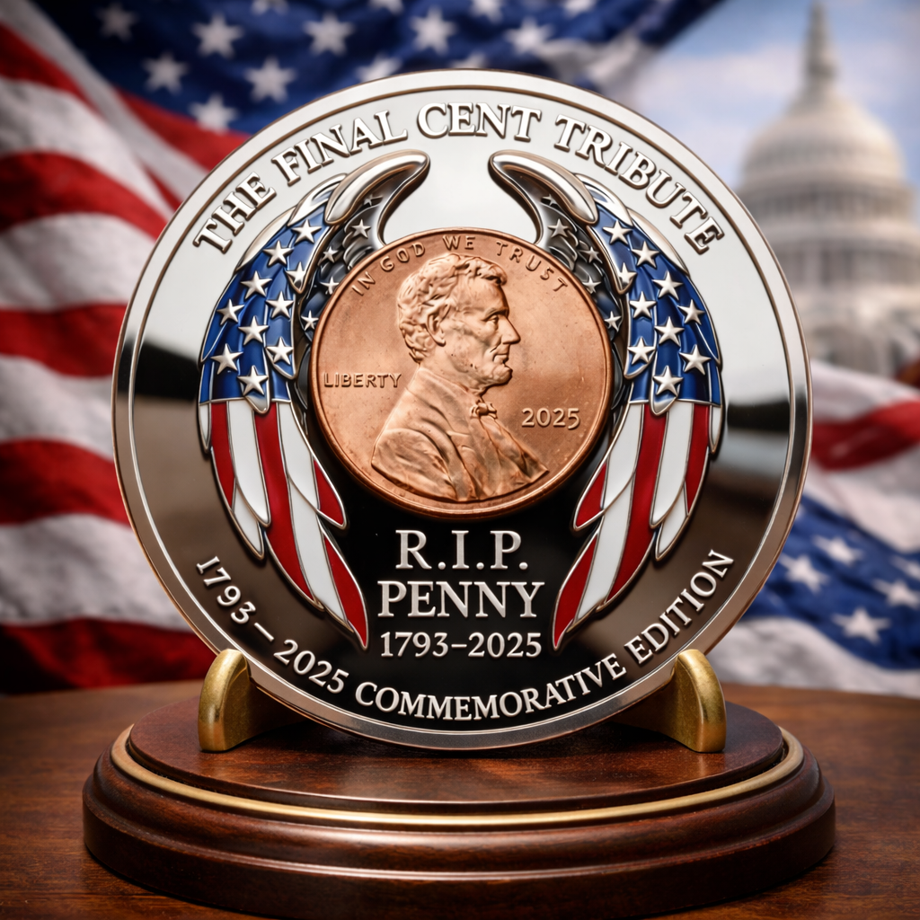 NavoraCo™ THE FINAL CENT COIN  · END OF AN ERA ( 1793–2025 )