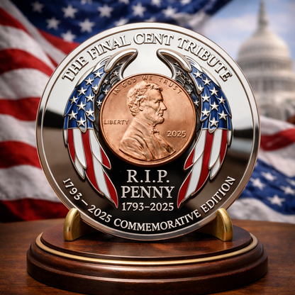 NavoraCo™ THE FINAL CENT COIN  · END OF AN ERA ( 1793–2025 )