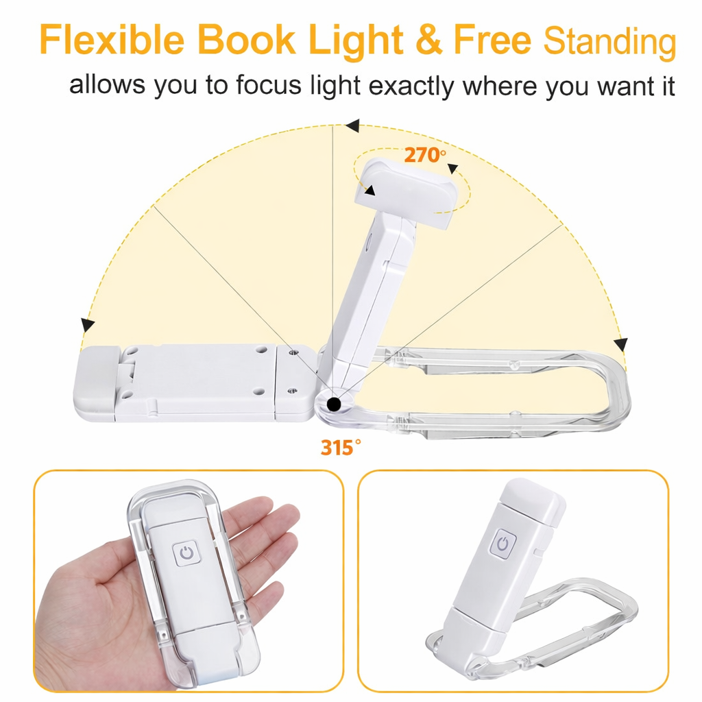 NavoraCo™ Lumora Mini Book Light
