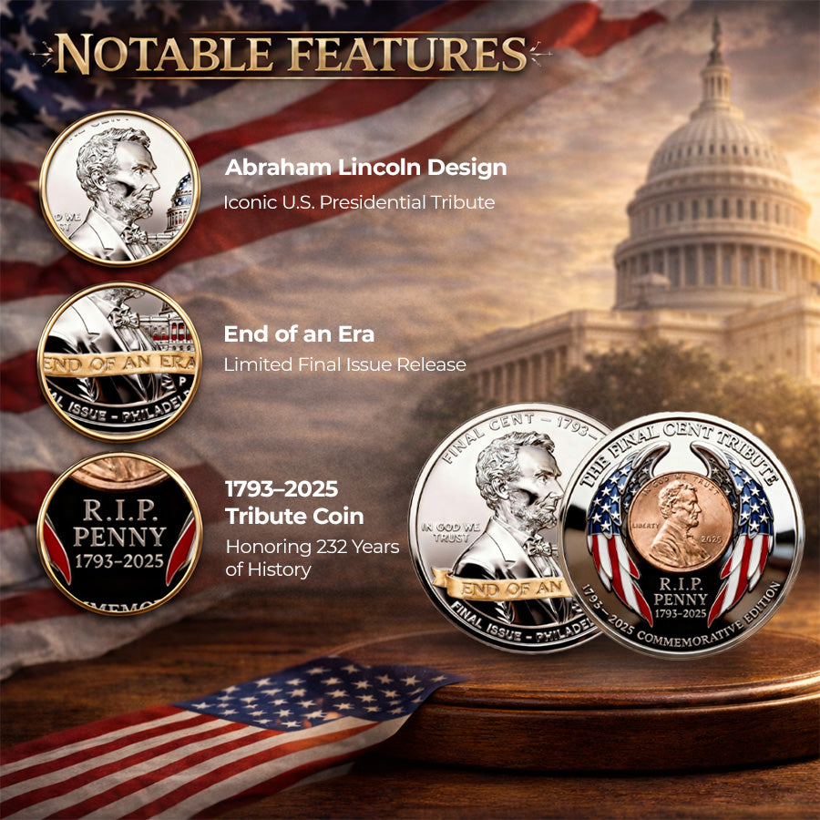 NavoraCo™ THE FINAL CENT COIN  · END OF AN ERA ( 1793–2025 )