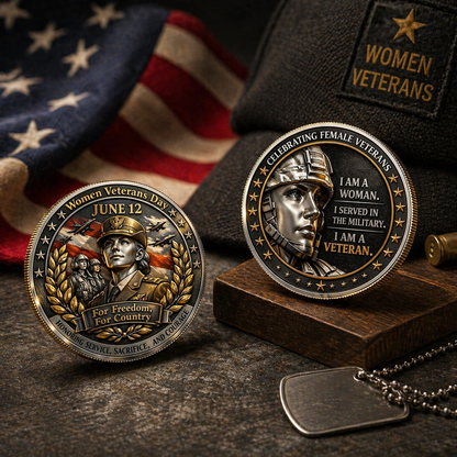 NavoraCo™ WOMEN VETERANS DAY COMMEMORATIVE COIN