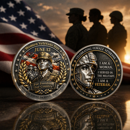 NavoraCo™ WOMEN VETERANS DAY COMMEMORATIVE COIN