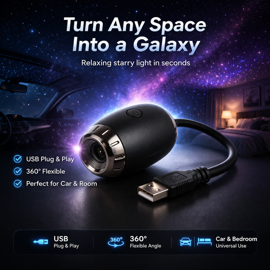 NavoraCo™ Galaxy Star Projector Light